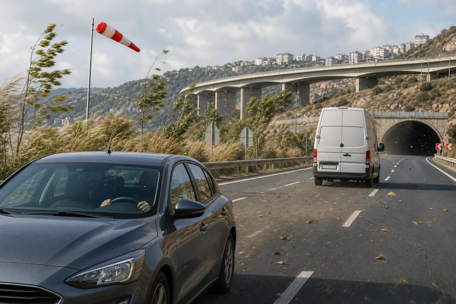Fotoğraf: Kısa yanıt - Kuvvetli Rüzgârda Sürüş: Şehir İçi ve Uzun Yol Kontrol Listesi