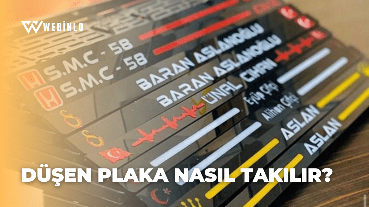 Düşen Plaka Nasıl Takılır